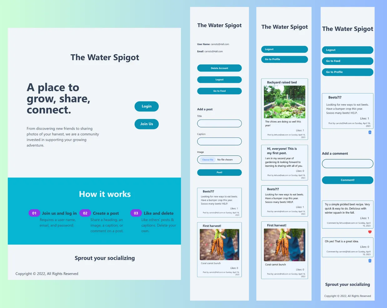 Social App for Gardeners